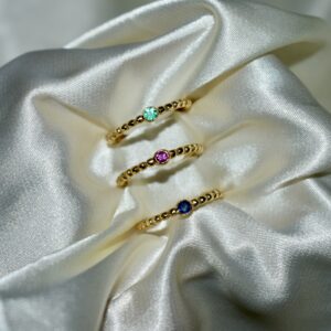 Sortija con Diamante con Zafiro u otras piedras