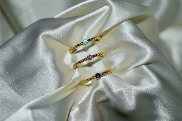Sortija con Diamante con Zafiro u otras piedras